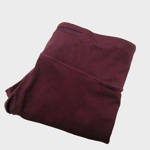 ATHLETA Run Free 7/8 Tight‎ 353545 Reflective Trim Purple Legging Womens Small